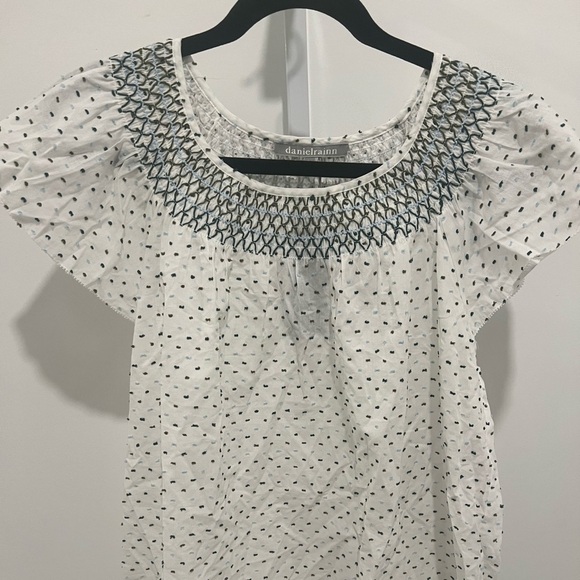 DANIEL RAINN TOP/ GREEN -BLUE/ SIZE L - Picture 1 of 2